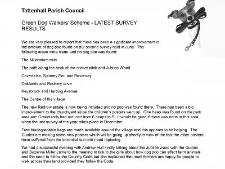 Green Dog Walkers Scheme Updatejuly2019
