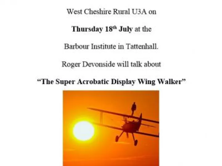 U3A July 20191