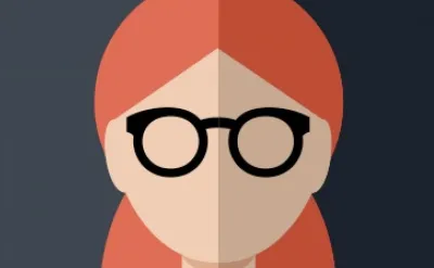 Female with glasses