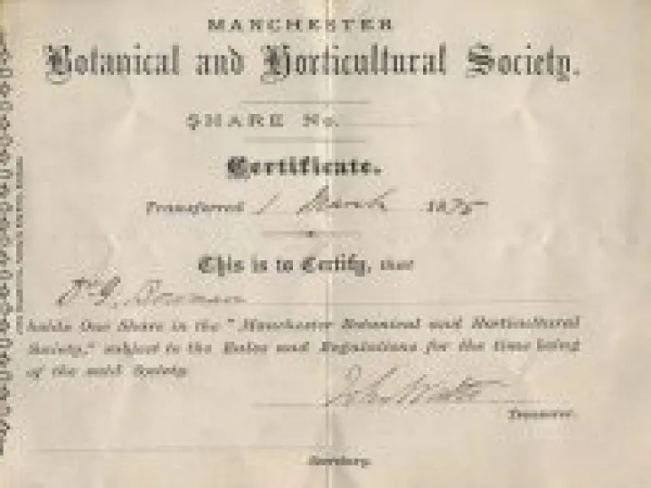 manchester hort society share ownership
