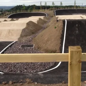 Telford BMX Track berms