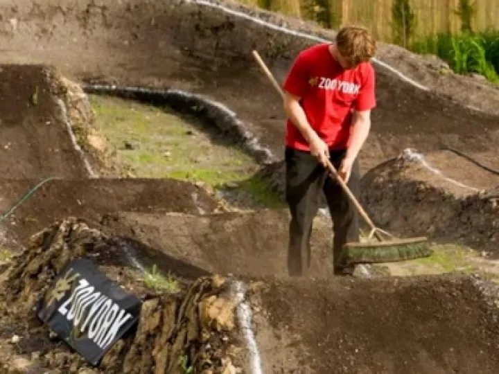 Marco's Backyard Pump Track earthworks
