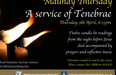Maundy Thursday Tenebrae Flyer