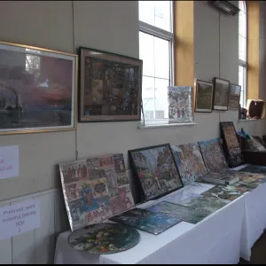 Puzzles on display in the chapel 4