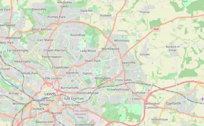 Map showing the location of Leeds (North & East)