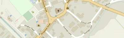 Map showing the location of AudlemOnline