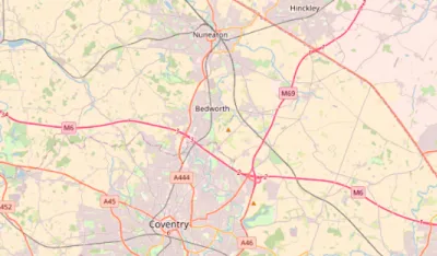Map showing the location of Poole Bay