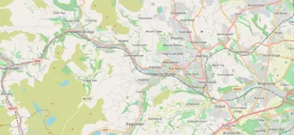 Map showing the location of Calderdale