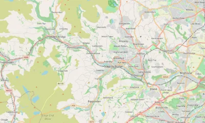 Map showing the location of Calderdale