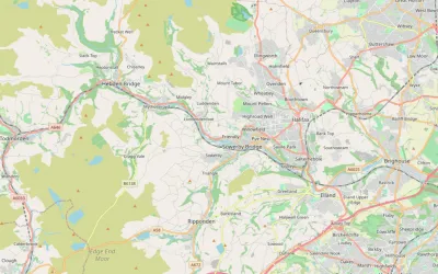 Map showing the location of Calderdale