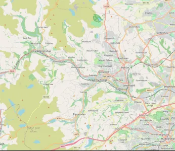 Map showing the location of Calderdale