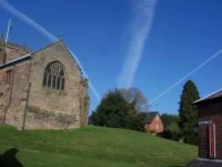 Audlem St James' Church from The Old Bakery