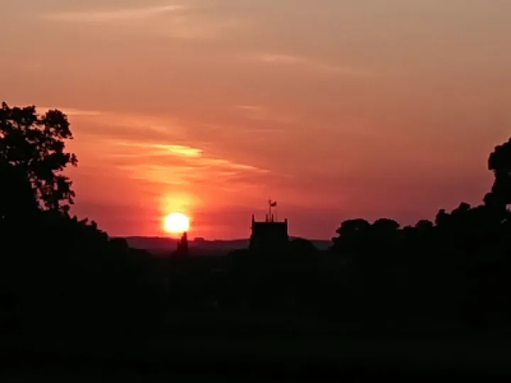 Audlem ay Sunset