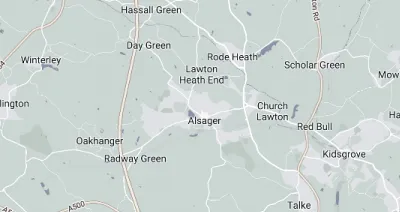 Map showing the location of Cheshire South Methodist Circuit