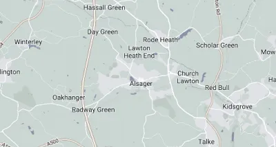 Map showing the location of Cheshire South Methodist Circuit