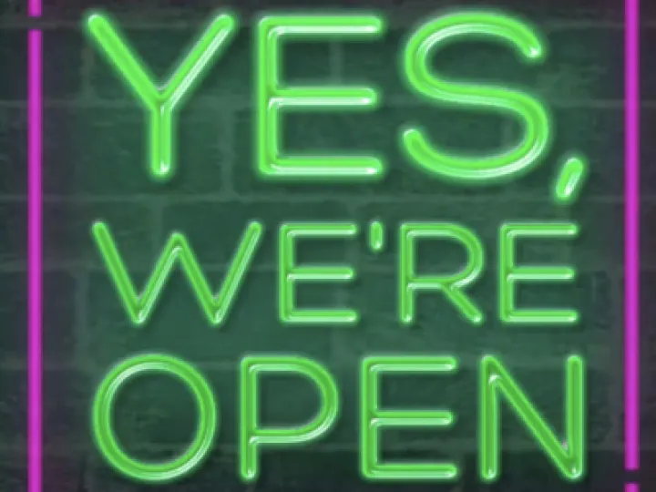 Yes were open