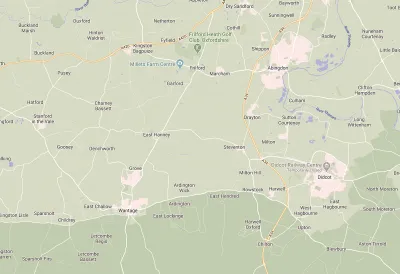 Map showing the location of Wantage & Abingdon