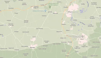 Map showing the location of Wantage & Abingdon