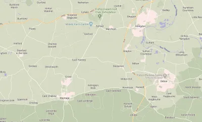 Map showing the location of Wantage & Abingdon