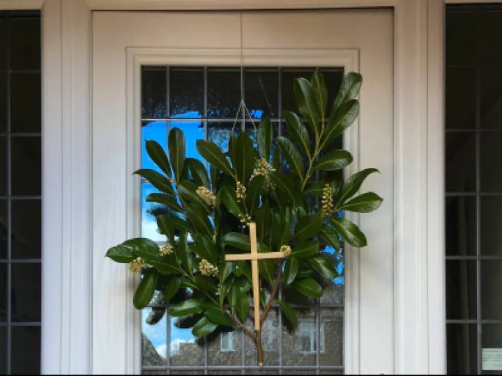 Palm Sunday Door Decoration
