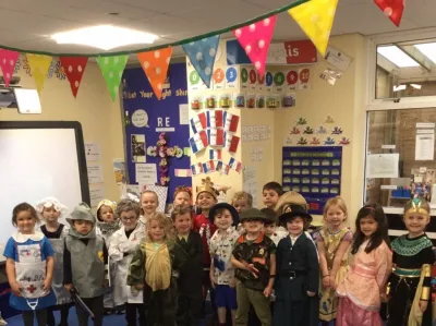 Amethyst Class dressed up for World Book Day