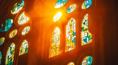 stained glass window