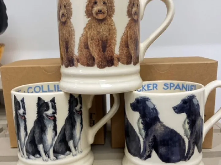 Cockers and Collie mugs