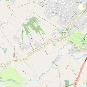 Map showing the location of Chorley Parish Council