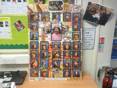 Jubilee art from Year 6
