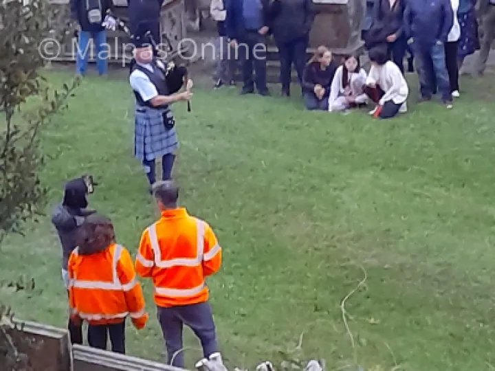 Piper Jimmy Lunney at St Oswald's Church