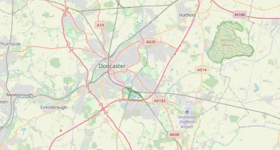 Map showing the location of Doncaster Methodist Circuit