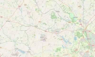 Map showing the location of West Oxfordshire Methodist Circuit