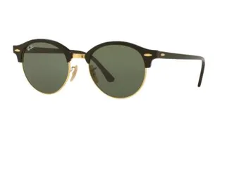 rb4246_901_tq Ray-Ban Clubround Black Green