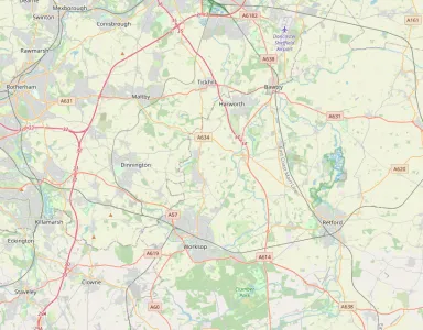 Map showing the location of Trinity Circuit