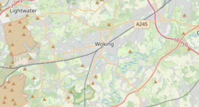 Map showing the location of Wey Valley Methodist Circuit