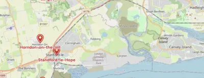 Map showing the location of Shropshire & Marches Methodist Circuit