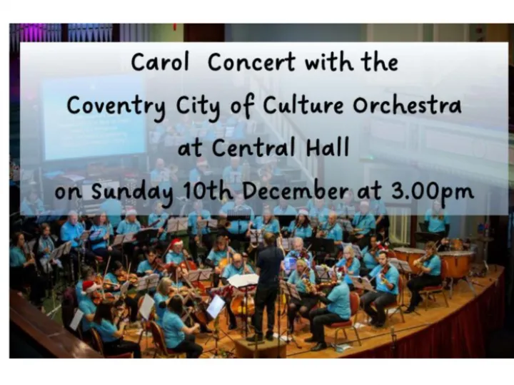 Coventry Central Hall Carol Service 10th December