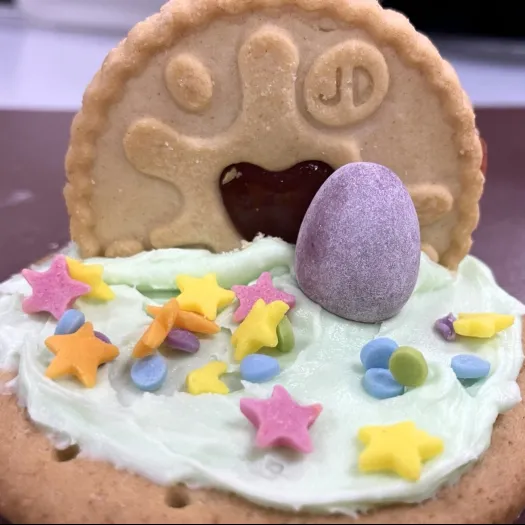 Easter tomb biscuits made by our young people...Happy Easter from God Squad!