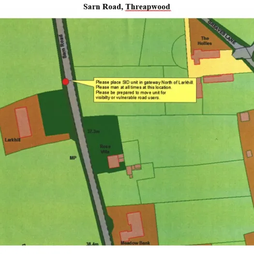 Sarn Road, Threapwood