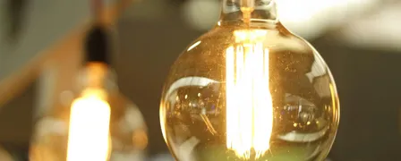 Lighted Light Bulb in Selective-focus Photography