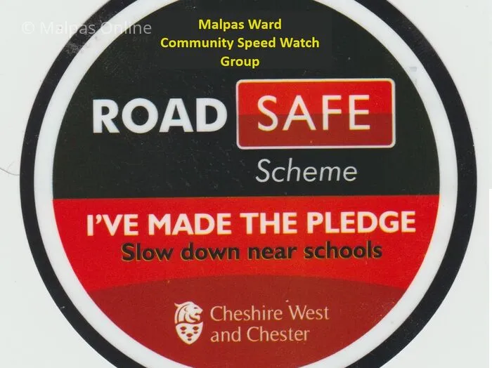 Malpas Ward Road Safe Pledge