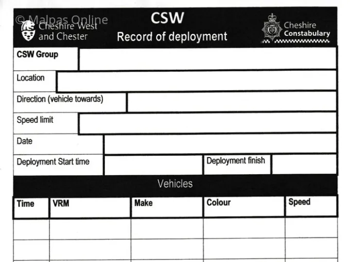 Record Sheet