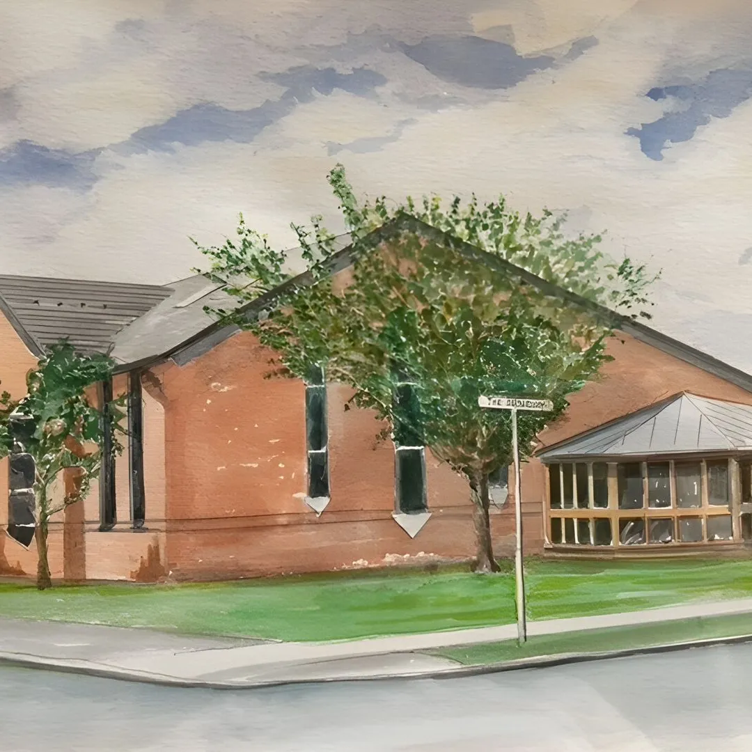 A Watercolor Painting of a Bri