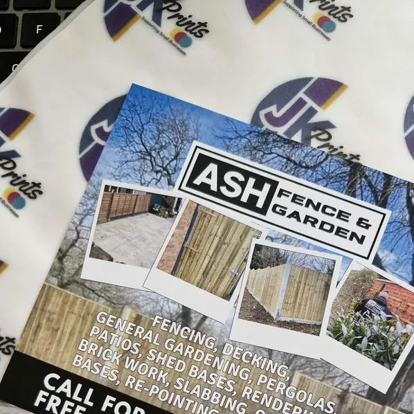 Ash Fencing A5 Flyers 170gsm Silk