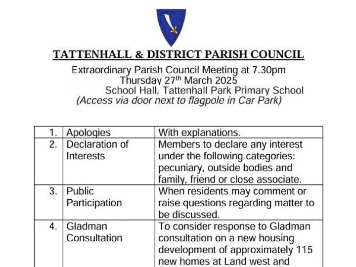 PC meeting agenda