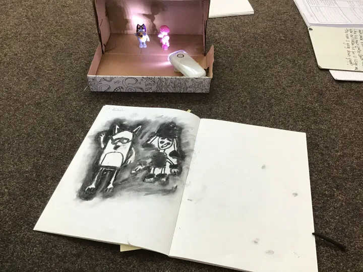 Charcoal art