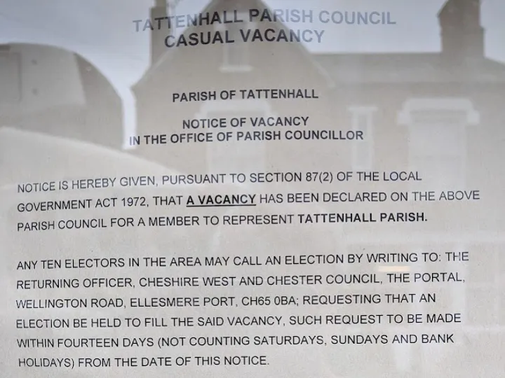 Councillor Vacany
