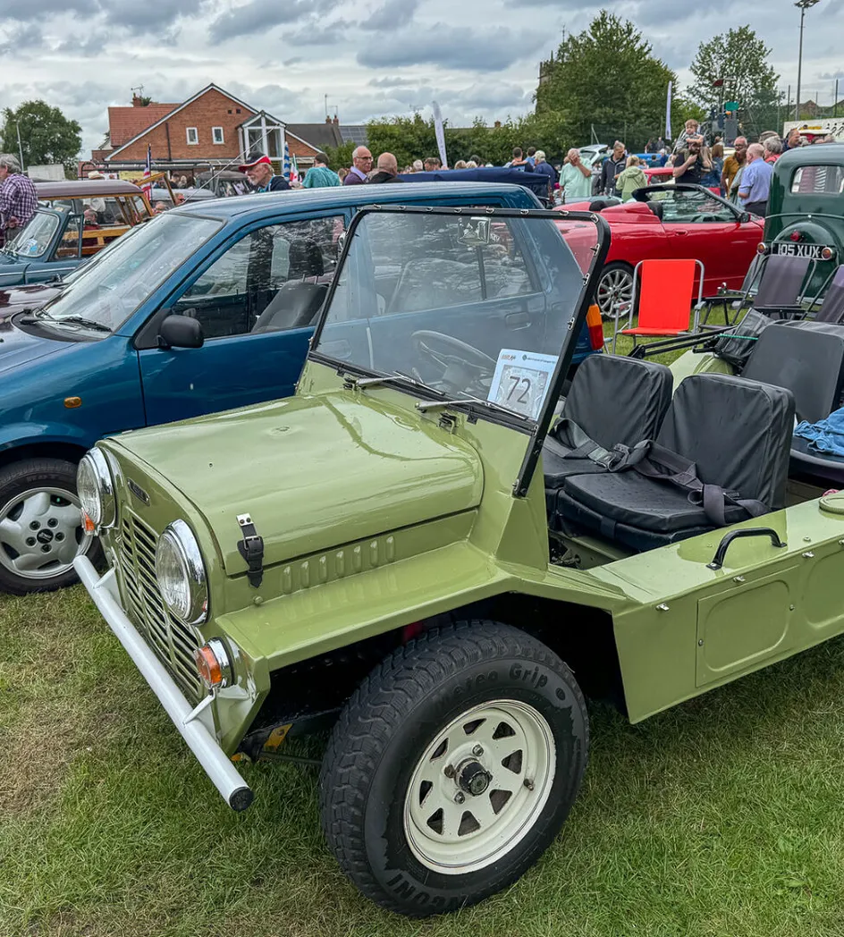 Vehicles On Display On Audlem 