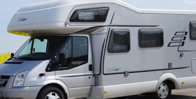 Camper, hymer, vacations, camping, nature