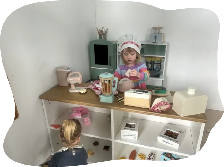 Child Playing in Activity Room